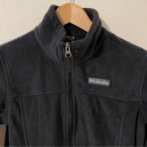 Columbia Steens Mountain Fleece Full Zipper Black Gorpcore. Size Large (14/16) - Picture 4 of 10